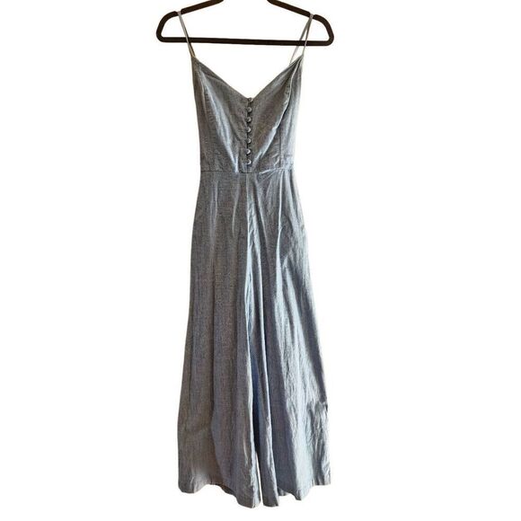 Banana Republic chambray spaghetti strap romper size 2 - Picture 2 of 11